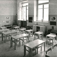 [Ambiente di lavoro – Casa dei Bambini “Cardinal Massaia”, Roma, anni Cinquanta] – Archivio ONM$$$495