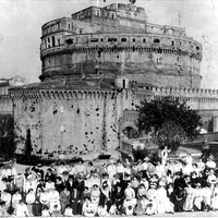 Secondo corso internazionale svoltosi a Castel Sant’Angelo, Roma, 1914 (Archivio ONM).$$$24