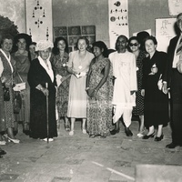 [Maria Montessori, alla sua sinistra la nipote Marilena M. Montessori e a seguire l’on. Maria de Unterrichter Jervolino presidente dell’Opera Nazionale Montessori, Congresso Internazionale Montessori sul tema <em>La formazione dell’uomo nella ricostruzione mondiale</em>, San Remo 22-29 agosto 1949] – Archivio ONM.$$$503