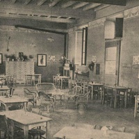 Scuola Montessoriana di Vizzolo Predabissi (Milano) interno [anni Venti] - "L'Idea Montessori", omaggio agli abbonati, maggio-agosto 1928, p.18.$$$266