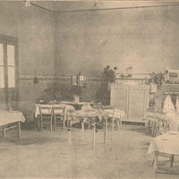 Sala da pranzo della scuola Montessori di Vizzolo Predabissi [Milano], [anni Venti] - "Lidea Montessori", a.I, n.8, dicembre 1927, p.14.$$$250